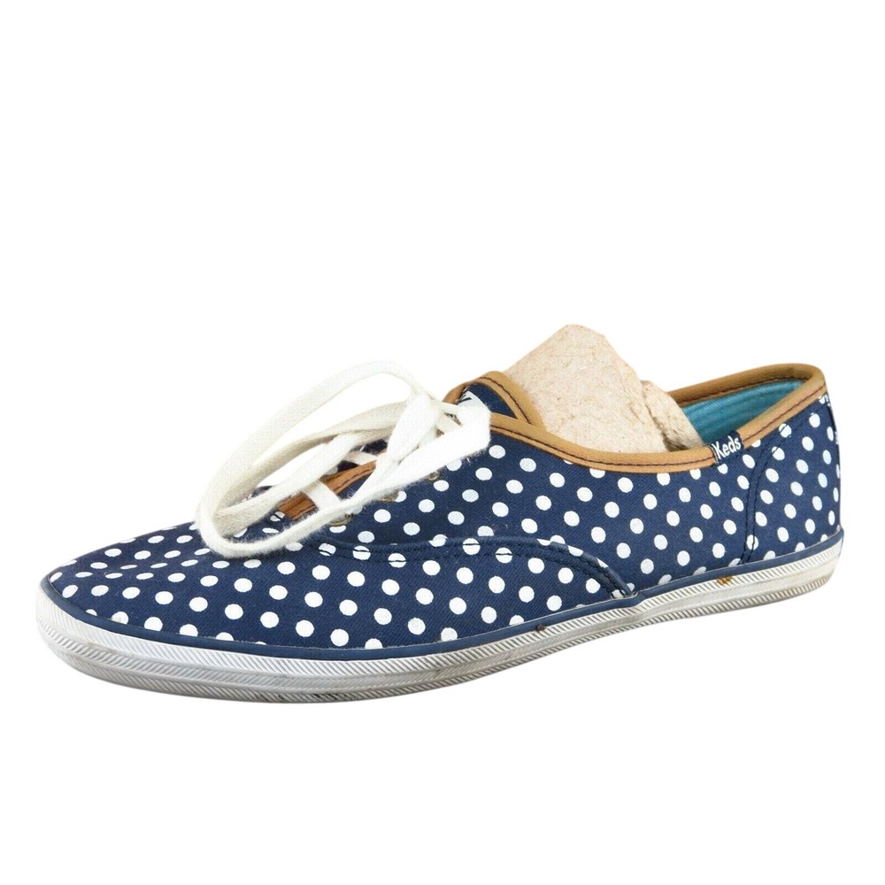 Keds Women Sz 8 M Blue‎ Lace Up Fashion Sneakers Fabric Shoe